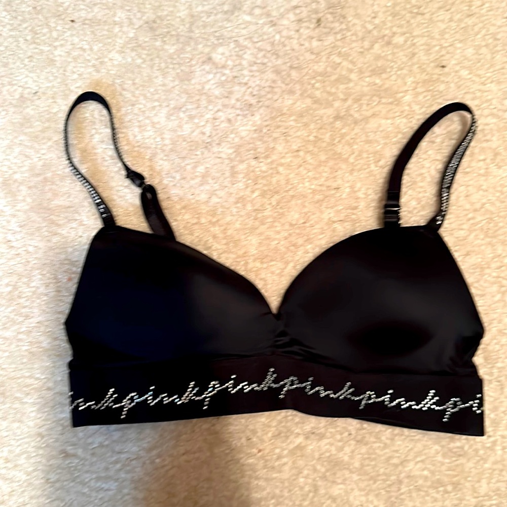 black push up bra
